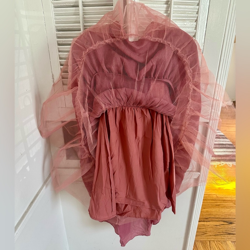 NWT JOYFOLIE Kids Pink Ruffled Dress - Size 6 - Picture 5 of 9